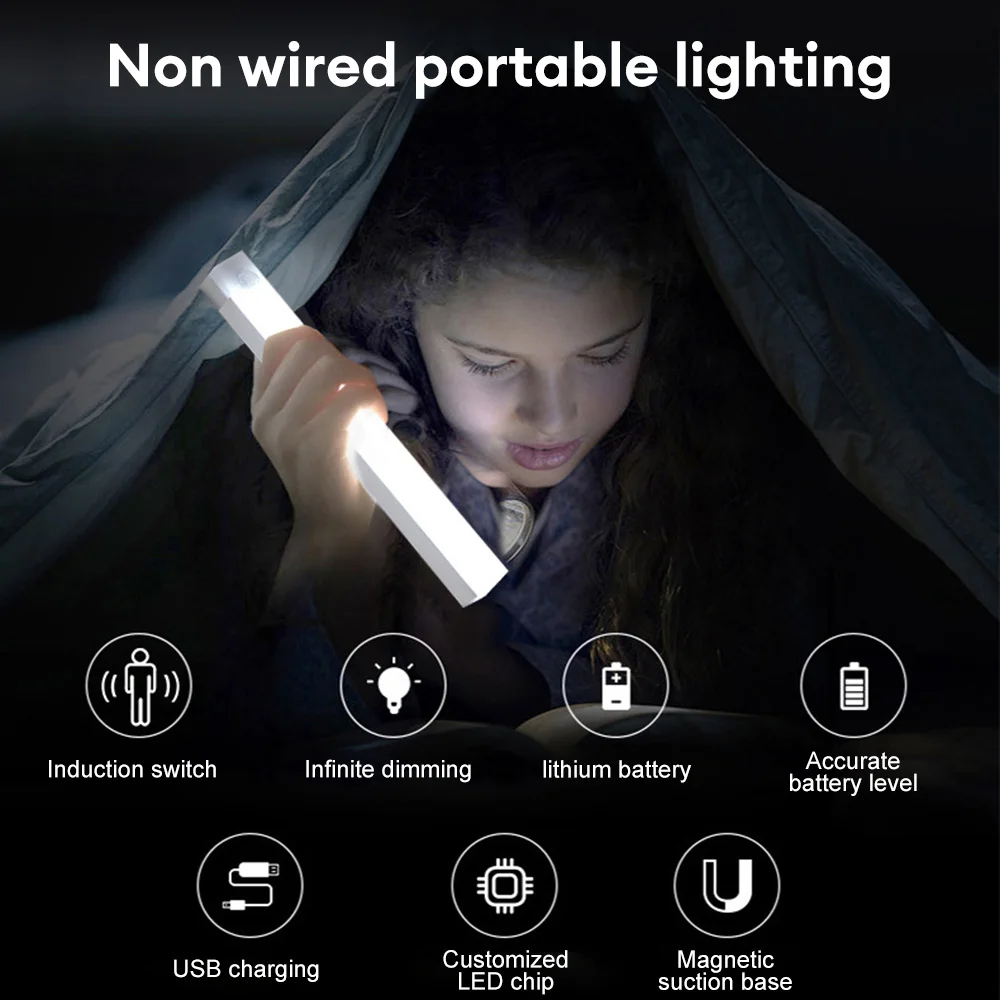LED-liiketunnistimen yövalo